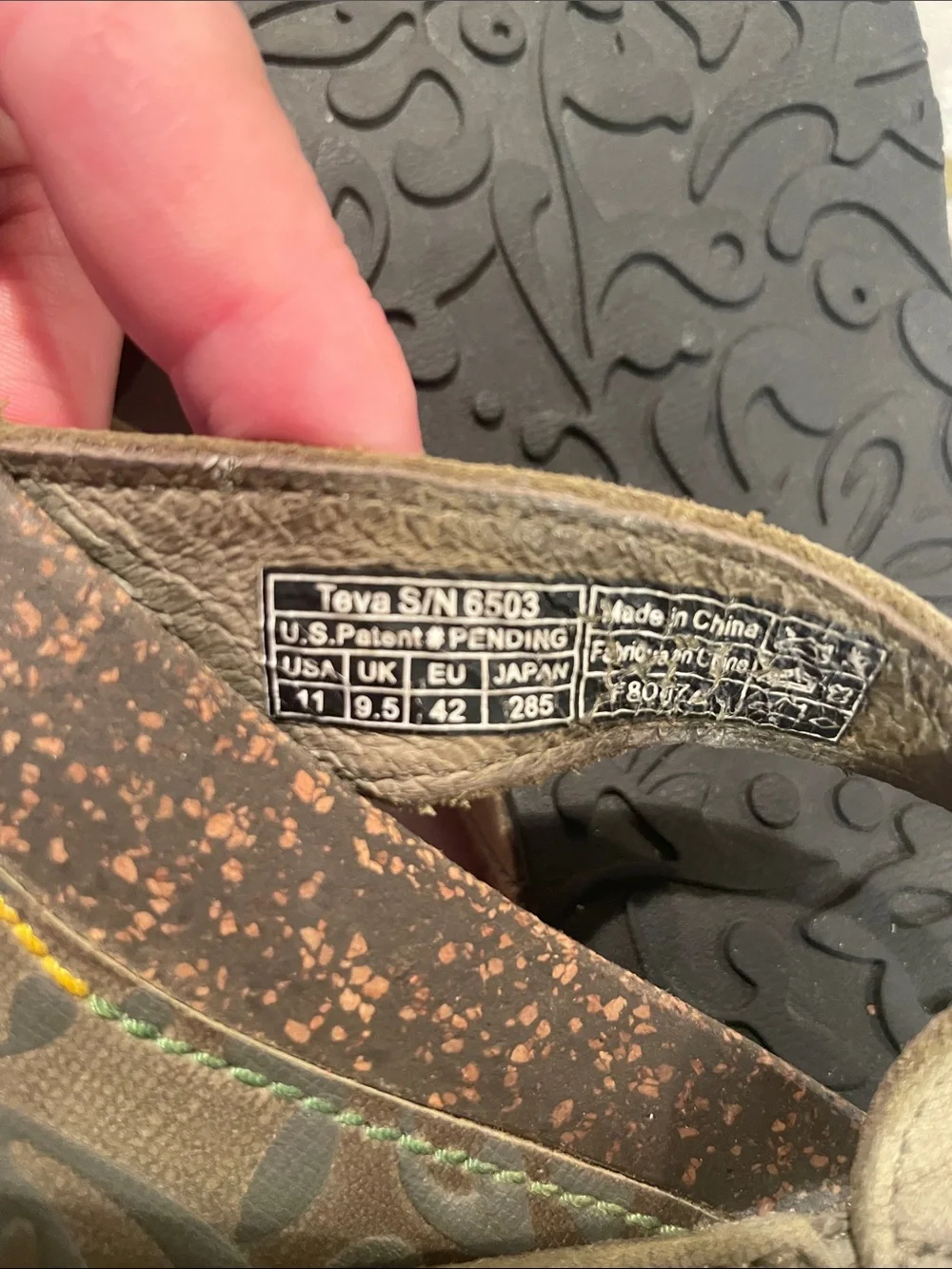 Teva Ventura Flip Flop Sandals - Picture 6 of 9